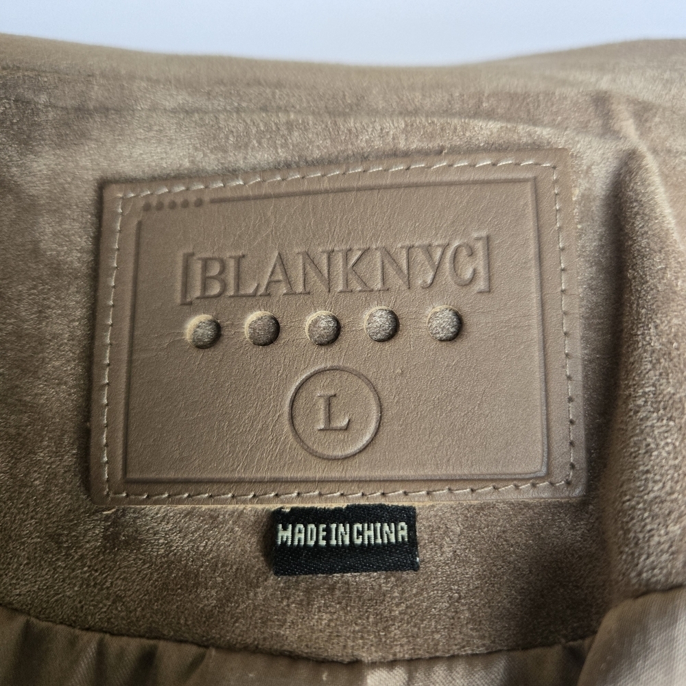 BLANKNYC Women's Taupe Suede Jacket.Size L - Picture 3 of 16